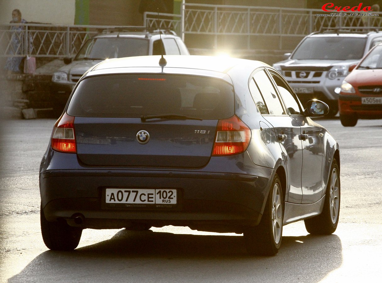 а 077 се 102, BMW 1 Series 1st gen 5-door Hatch (E87), 2004–2011