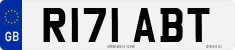 License plate of the United Kingdom, 1983 year system