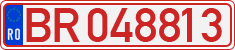 License plate of Romania, Provisional