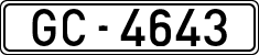 License plates of Spain, 1900 year series