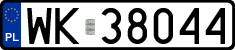 License plates of Poland, Regular car plates