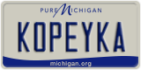 Michigan, Vanity Plates