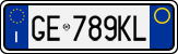 License plate of Italy, Cars (1994 year series)