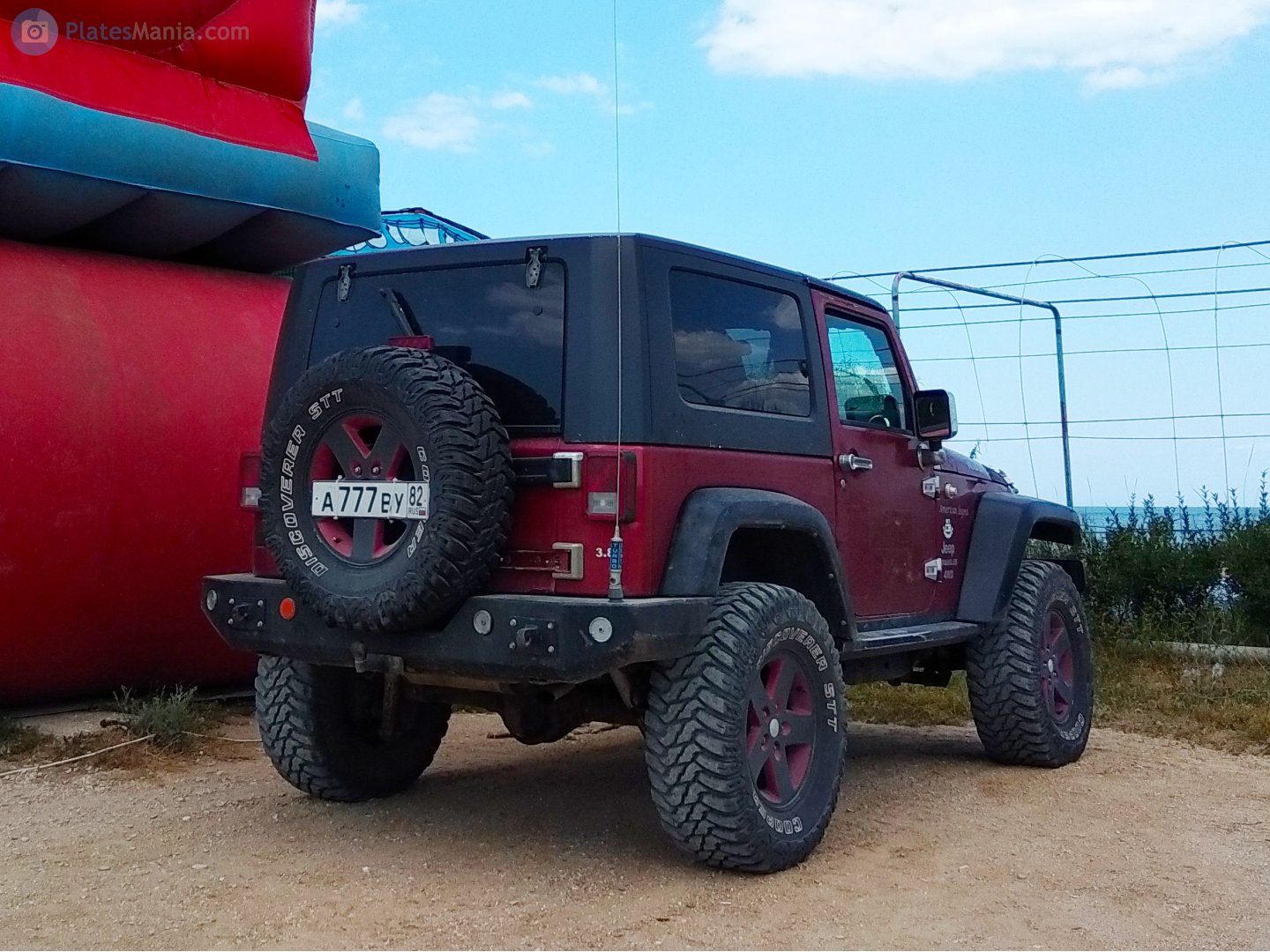 а 777 ву 82, Jeep Wrangler 3rd gen 3-door SUV (JK), 2006–2018