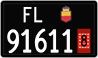 License plate of Liechtenstein, Provisional
