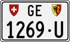 License plate of Switzerland, Dealer (with 