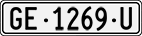License plate of Switzerland, Dealer (with 