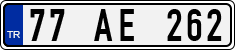 License plate of Turkey, Regular plates