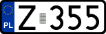 License plates of Poland, Regular car plates
