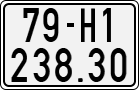 License plate of Vietnam, Motorcycles