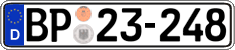 German license plate, Authorities and federal agencies