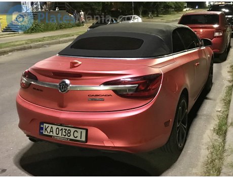 KA 0138 CI, Buick Cascada
