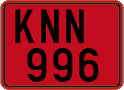 License plate of Cyprus, Rental cars