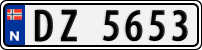License plate of Norway, Trailers, motorcycles, special vehicles