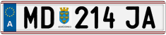 License plate of Austria, Regular plates
