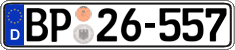 German license plate, Authorities and federal agencies