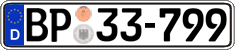 German license plate, Authorities and federal agencies