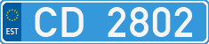 License plate of Estonia, Diplomatic