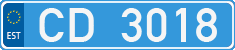 License plate of Estonia, Diplomatic
