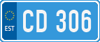 License plate of Estonia, Diplomatic
