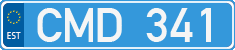 License plate of Estonia, Diplomatic