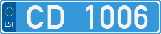 License plate of Estonia, Diplomatic