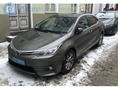 CD 2833, Toyota Corolla