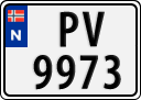 License plate of Norway, Trailers, motorcycles, special vehicles