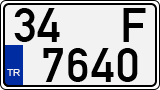 License plate of Turkey, Regular plates
