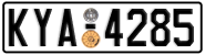 License plate of Greece, Cars
