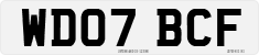 License plate of the United Kingdom, 2001 year system