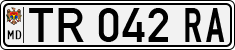 License plate of Moldova, Trailers (1992)