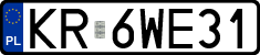 License plates of Poland, Regular car plates