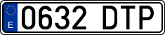 License plates of Spain, Ordinary (2000)