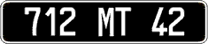French license plate, FNI