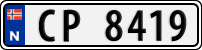 License plate of Norway, Trailers, motorcycles, special vehicles