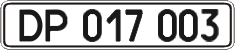 License plate Ukraine, Diplomatic