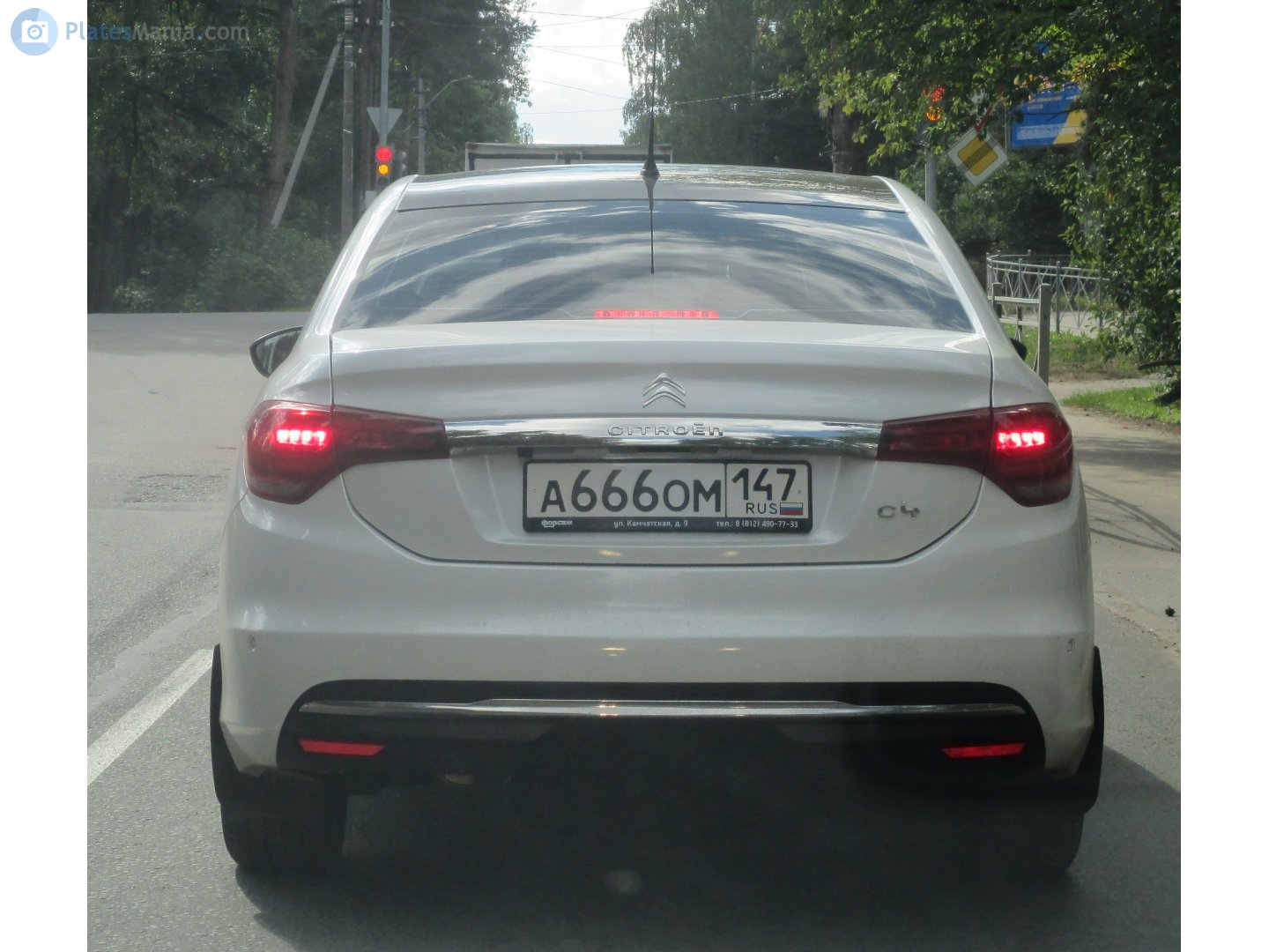 а 666 ом 147, Citroёn C4 2nd gen Sedan (B73), facelift, 2016–
