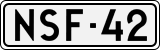 License plate of Finland, Cars