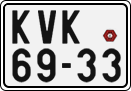 License plate of the Czech Republic, Motorcycles (1960)