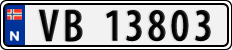 License plate of Norway, Cars