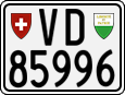 License plate of Switzerland, Motorcycles