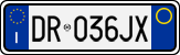 License plate of Italy, Cars (1994 year series)