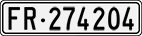 License plate of Switzerland, Cars