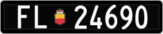 License plate of Liechtenstein, Cars
