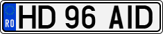 License plate of Romania, Regular plates