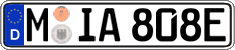 German license plate, Electric vehicles