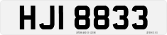License plate of the United Kingdom, Northern Ireland (1966)