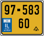 License plate of Israel, Regular plates