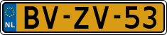 License plate of the Netherlands, Heavy Commercial Vehicles (1994 system)